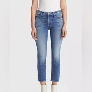 MOTHER Denim Mid Rise Dazzler Ankle in Hey Sun